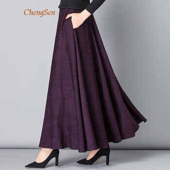 復古印花半身裙，打造浪漫女人味