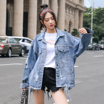 時(shí)尚長袖外套，青春減齡又有范