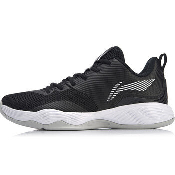 李寧（LI-NING）籃球鞋標準黑/標準白/微晶灰 
