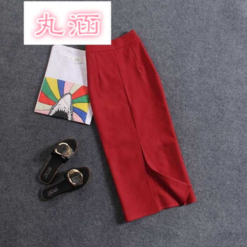 牛仔修身包臀彈力短裙