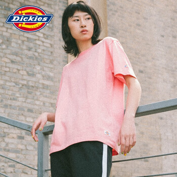 dickies 短袖 男士T恤 粉色 