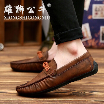 雄獅公牛（XIONGSHIGONGNIU）男士棕色 