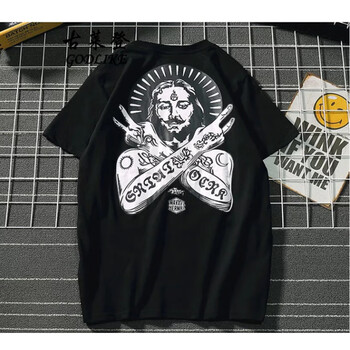 古萊登（GODLIKE） 短袖 男士T恤 黑色 法老 
