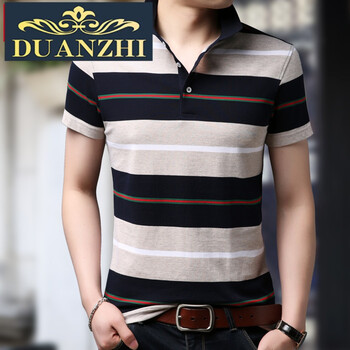 端致（DUANZHI） 短袖 男士T恤 米色 