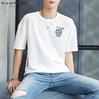 RAMPAGE 短袖 男士T恤 白色 