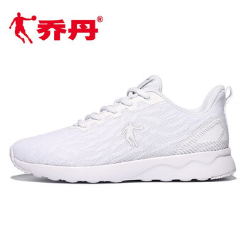 喬丹（QIAODAN）跑步鞋白色/暖灰 （女） 42