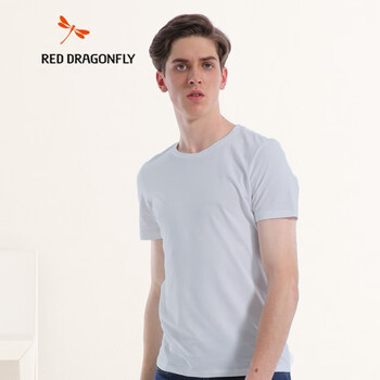 紅蜻蜓（RED DRAGONFLY） 短袖 男士T恤 淺藍色（不防水） 