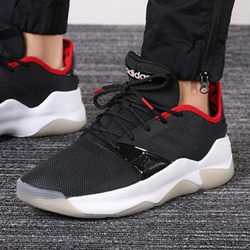 阿迪達(dá)斯（Adidas）籃球鞋F(xiàn)37041黑+灰 