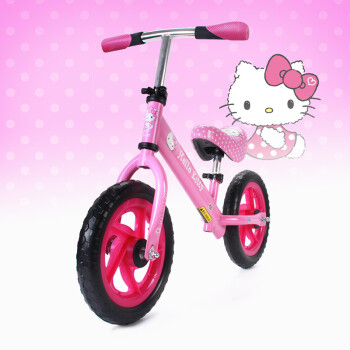 凯蒂猫(hellokitty)儿童滑行车滑步车玩具溜溜车宝宝平衡车 2-3-5岁小孩滑步车无脚踏学步车自行车HCA82019