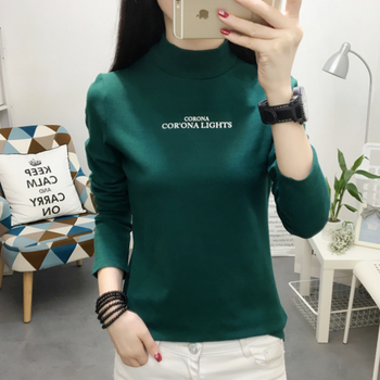 其他品牌 印花 短袖 T恤 女 半高領(lǐng)