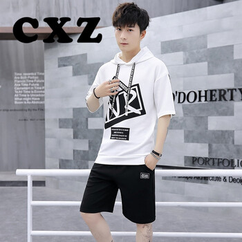 CXZ 短袖 男士T恤 白色 
