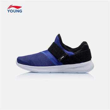 李寧（LI-NING）跑步鞋深藍(lán)色/標(biāo)準(zhǔn)黑 