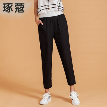 元素,新款,文藝,樣式,流行,趨勢(shì),范女褲,棉麻