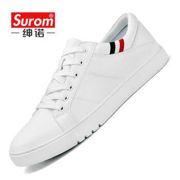 紳諾（SUROM）男士S1767白色（皮面款） 42