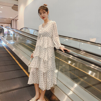 氣質(zhì)印花連衣裙，打造甜美小仙女