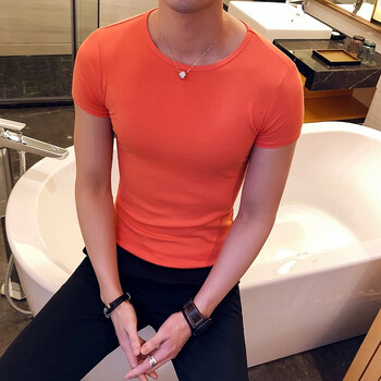梵·戴克 短袖 男士T恤 西瓜紅色 