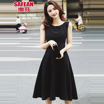 撒芬（sa·fean） 純色 中國結(jié) 連衣裙