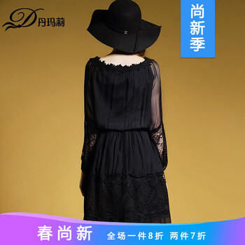 優(yōu)雅網(wǎng)紗連衣裙，微胖妹子的福音