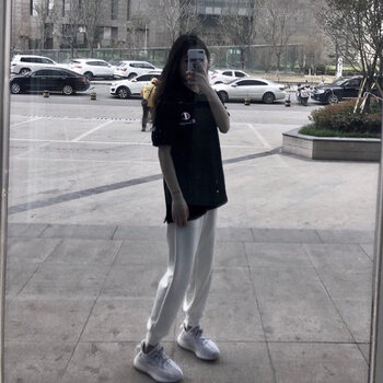 時髦高腰哈倫褲，微胖妹子的福音