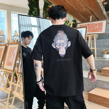 其他品牌 短袖 男士T恤 黑色YRT1017 
