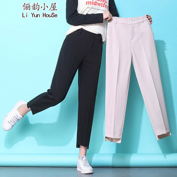 儷韻小屋（Li Yun HouSe）  鉛筆褲/小腳褲 女 九分褲 休閑褲