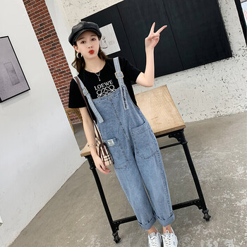 學(xué)院風(fēng)牛仔褲，微胖妹子的福音
