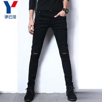 伊云佳 修身褲 青春休閑，原創(chuàng)設(shè)計(jì) 男士牛仔褲