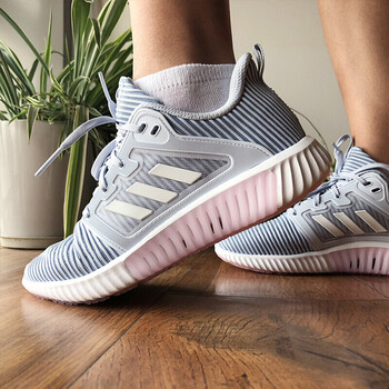 阿迪達(dá)斯（Adidas）跑步鞋粉藍(lán)白三色 CG3920 40