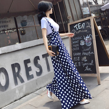 高腰背帶裙，打造優(yōu)雅女神