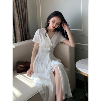 時(shí)尚荷葉邊連衣裙，讓你仙氣十足