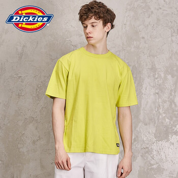 dickies 短袖 男士T恤 熒光黃 