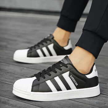 森馬（SEnMA）男士森馬專(zhuān)柜正品官網(wǎng)旗艦店227黑白(送襪子) 37