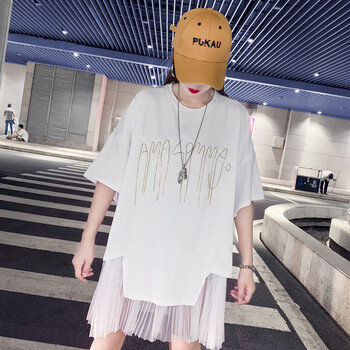微胖妹子都愛穿的條紋連衣裙
