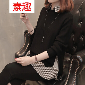 假兩件毛衣，時(shí)尚又減齡