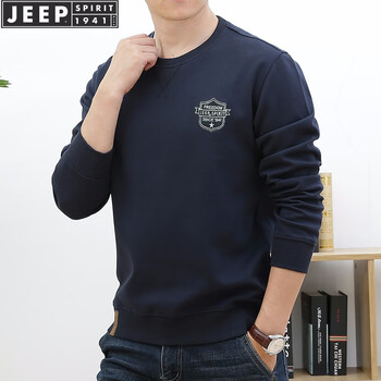 Jeep 短袖 男士T恤 長(zhǎng)袖寶藍(lán)色 