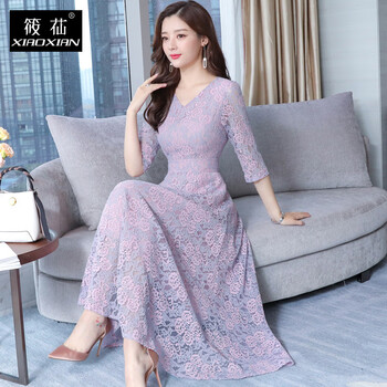 優(yōu)雅純色長(zhǎng)裙讓你賺足回頭率