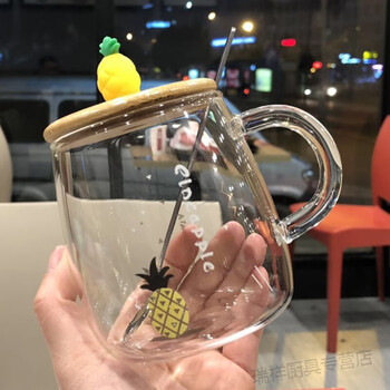 圓形玻璃水杯，喝出好氣色