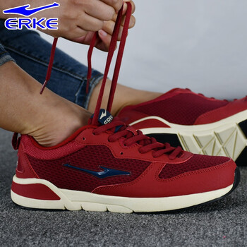 鴻星爾克（ERKE）跑步鞋0139品紅  