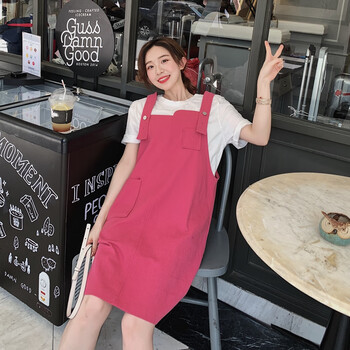 純色背帶裙，打造夏日清爽小仙女