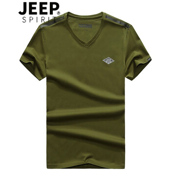 Jeep 短袖 男士T恤 56003-綠色 