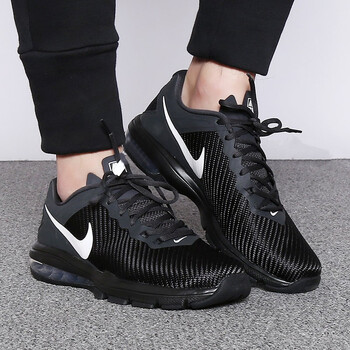 耐克（NIKE）跑步鞋869633-010黑白18款A(yù)IR MAX 