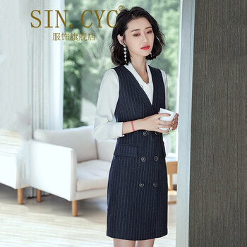 SIN.CYC 條紋 口袋 連衣裙