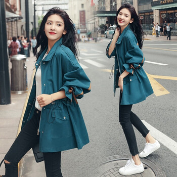 香愛蜜（XIANGAIMI） POLO領(lǐng) 長袖 女 短外套 口袋