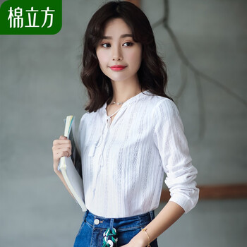 棉立方（MEFOUND） 流蘇 短袖 T恤 女 圓領(lǐng)