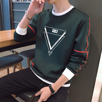 赫塔菲（HETAFE） 長(cháng)袖 男士T恤 4022墨綠色 XL，4XL，L，XXXL，XXL，M