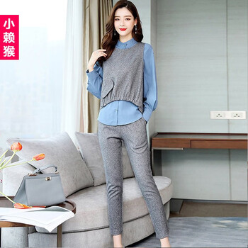 小賴(lài)猴（XIAOLAIHOU）  鉛筆褲/小腳褲 女 九分褲 休閑褲