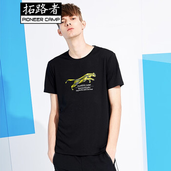 拓路者（Pioneer Camp） 短袖 男士T恤 ADT801252黑色 