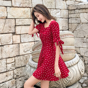 miss nitaly 碎花 拼接，綁帶，印花，蝴蝶結(jié) 連衣裙