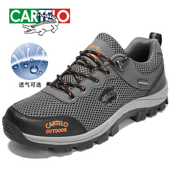卡帝樂(lè)鱷魚(yú)（CARTELO）男士灰色（網(wǎng)面款） 41