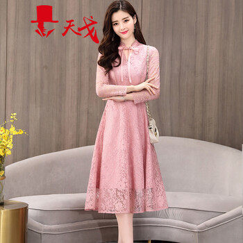 優(yōu)雅翻領(lǐng)連衣裙，打造浪漫小仙女